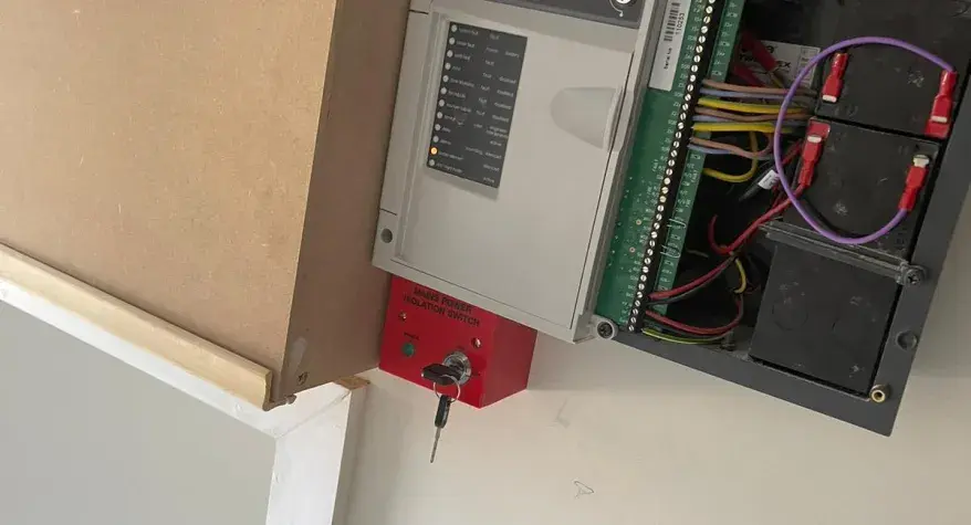 HMO Fire alarm panel installation in Poole - Christchurch Electrical Services